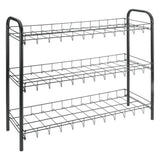 Metaltex Shoe Shoe Rack 3 floors 64x23x59 cm Black