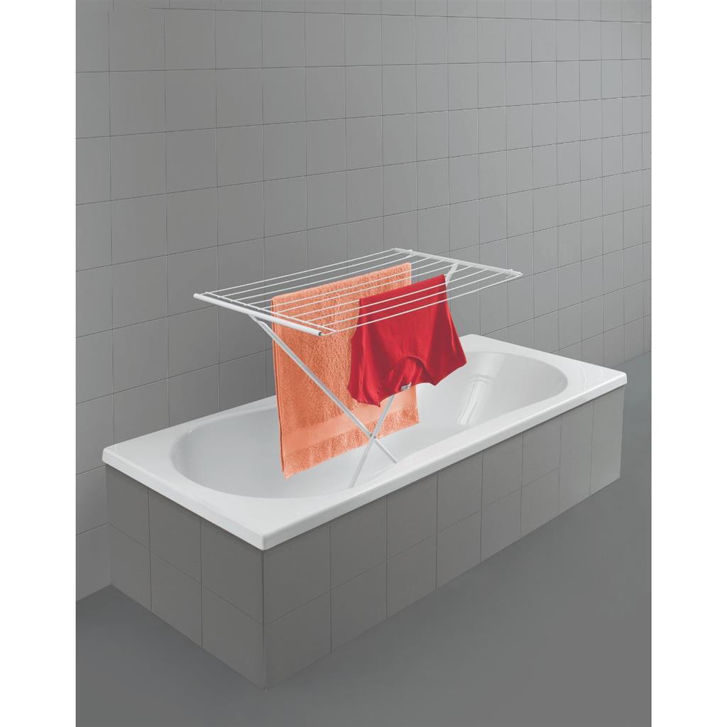 Metaltex Tomado sammenleggbar stående Darek Como 8m White