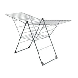 Metaltex tomado vento drying rack black 110 x 177 x 66 cm