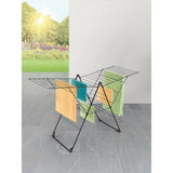 Metaltex tomado vento drying rack black 110 x 177 x 66 cm