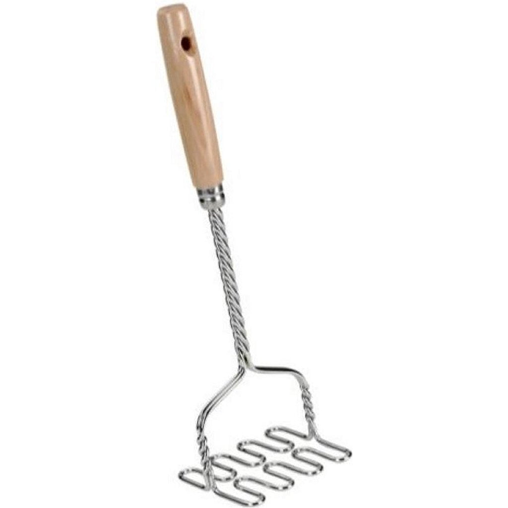 Metaltex potato masher with wooden handle