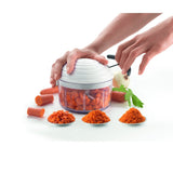 Metaltex Rotomac Revolutionary Vegetable Hakker White Transparent