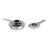 Metaltex fondue burner 16 cm stainless steel