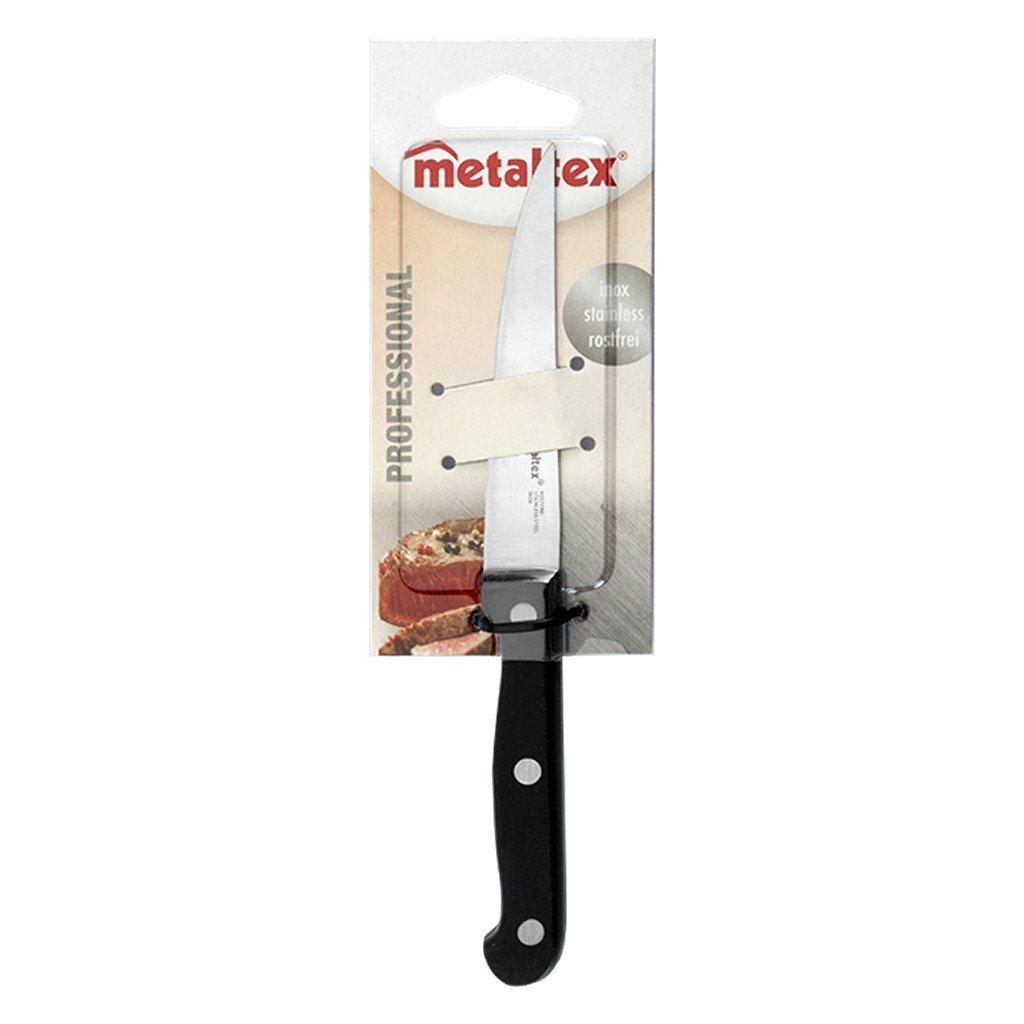 Metaltex professional steak knife 21 cm stainless steel black