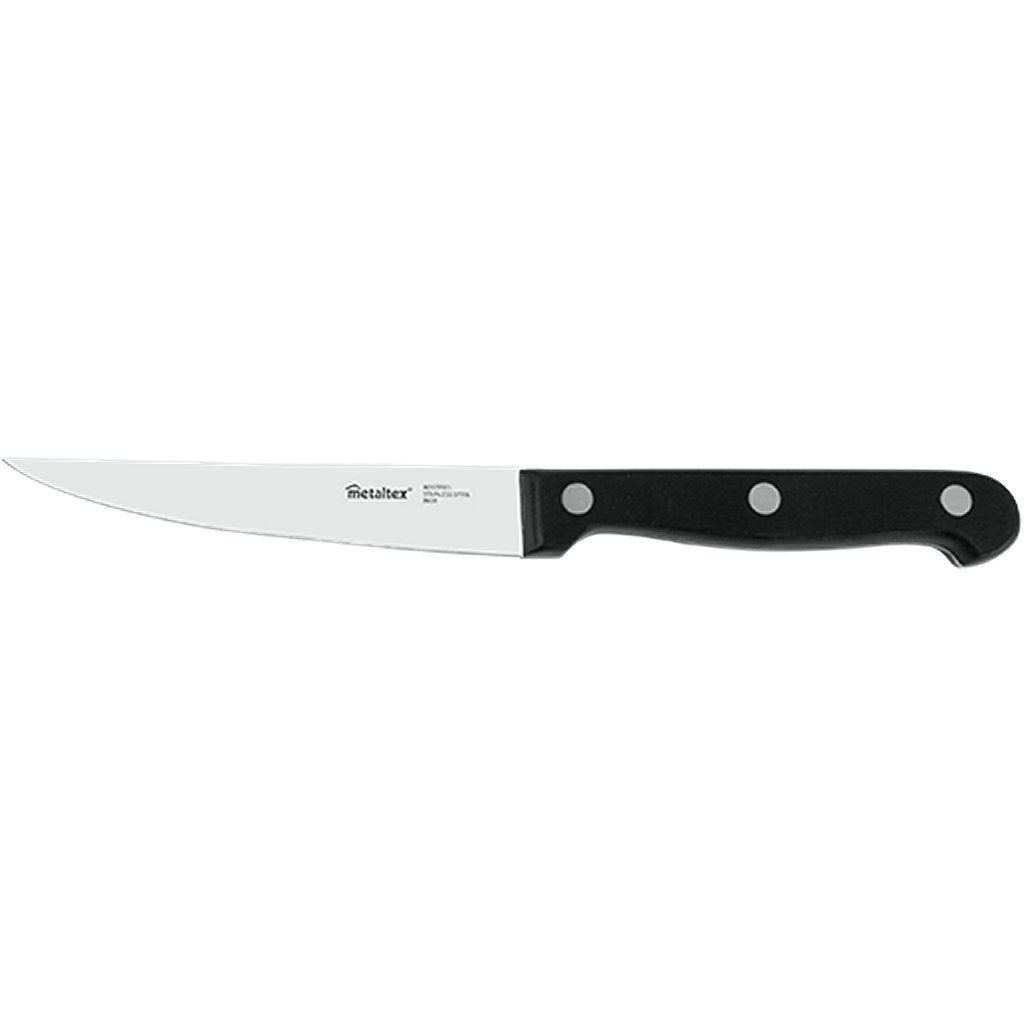 Metaltex professional steak knife 21 cm stainless steel black