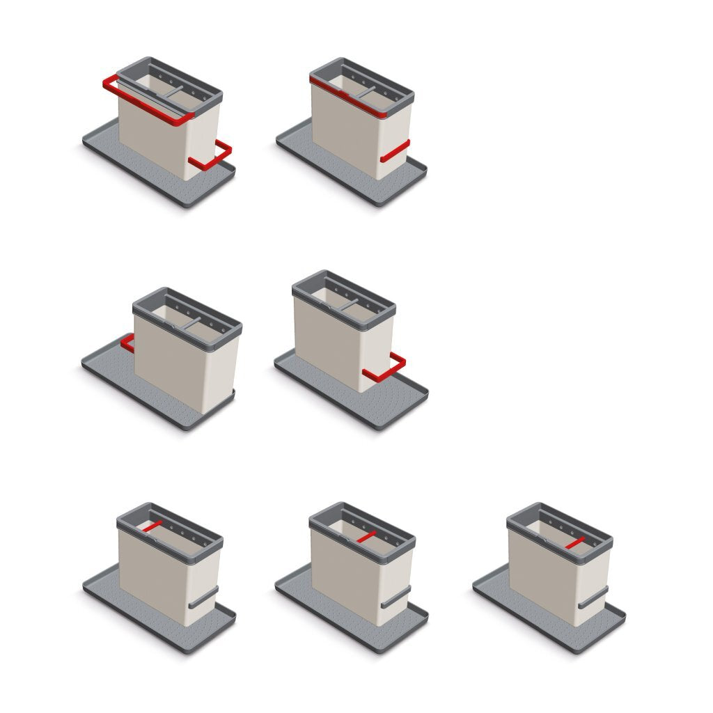 Metaltex Kitchen Helpers Organizowanie Tex Organizer 24x13x14 cm szary