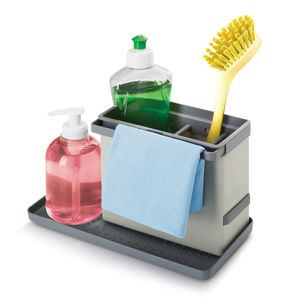 Metaltex Kitchen Helpers Tidy Tex Sink Organizer 24x13x14 cm Gray