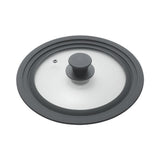 Coperchio per padella Metaltex 20-24 cm vetro silicone nero