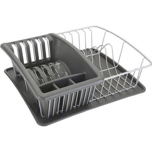 Metaltex aquatex plus sinatra design draining rack anthracite silver