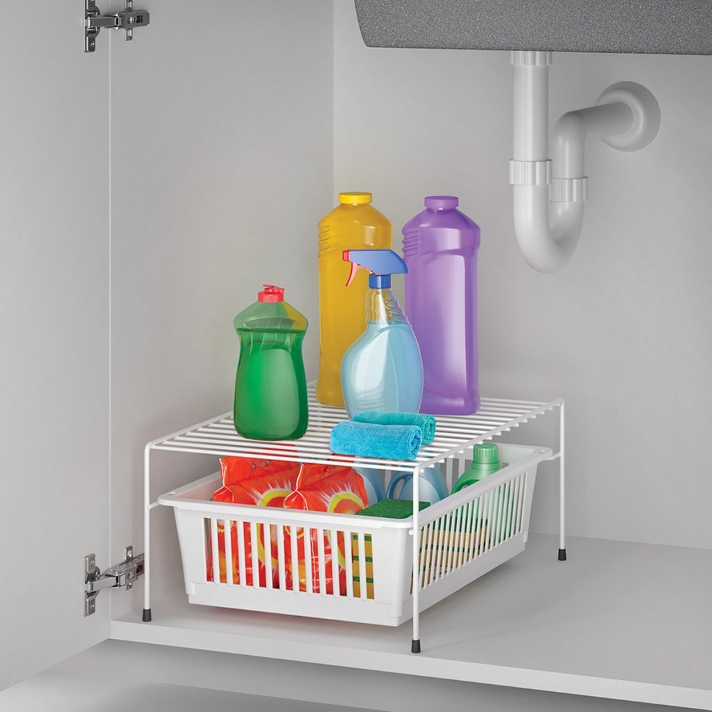 Metaltex Dino Rek + Basket 33x45x20 cm hvit