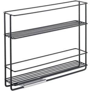Metaltex extendable spice rack black