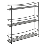 Metaltex Kumino Herb Rack 3 pavimenti Matt Black Metal