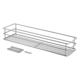Metaltex smart kitchen sliding basket 12x42x7 cm silver