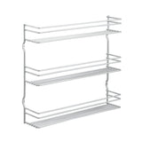 Metaltex space saver smart kitchen pepito spice rack 3 levels 36x32x8 cm silver