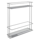 Metaltex Space Saver Smart Kitchen Extendable Sink Cabinet Rack 11x38x34 Cm Silver