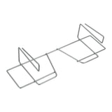 Držalo za gospodinjski film Metaltex 33x12x9 cm srebro