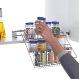 Metaltex Up and down rack 33x28x22 cm silver