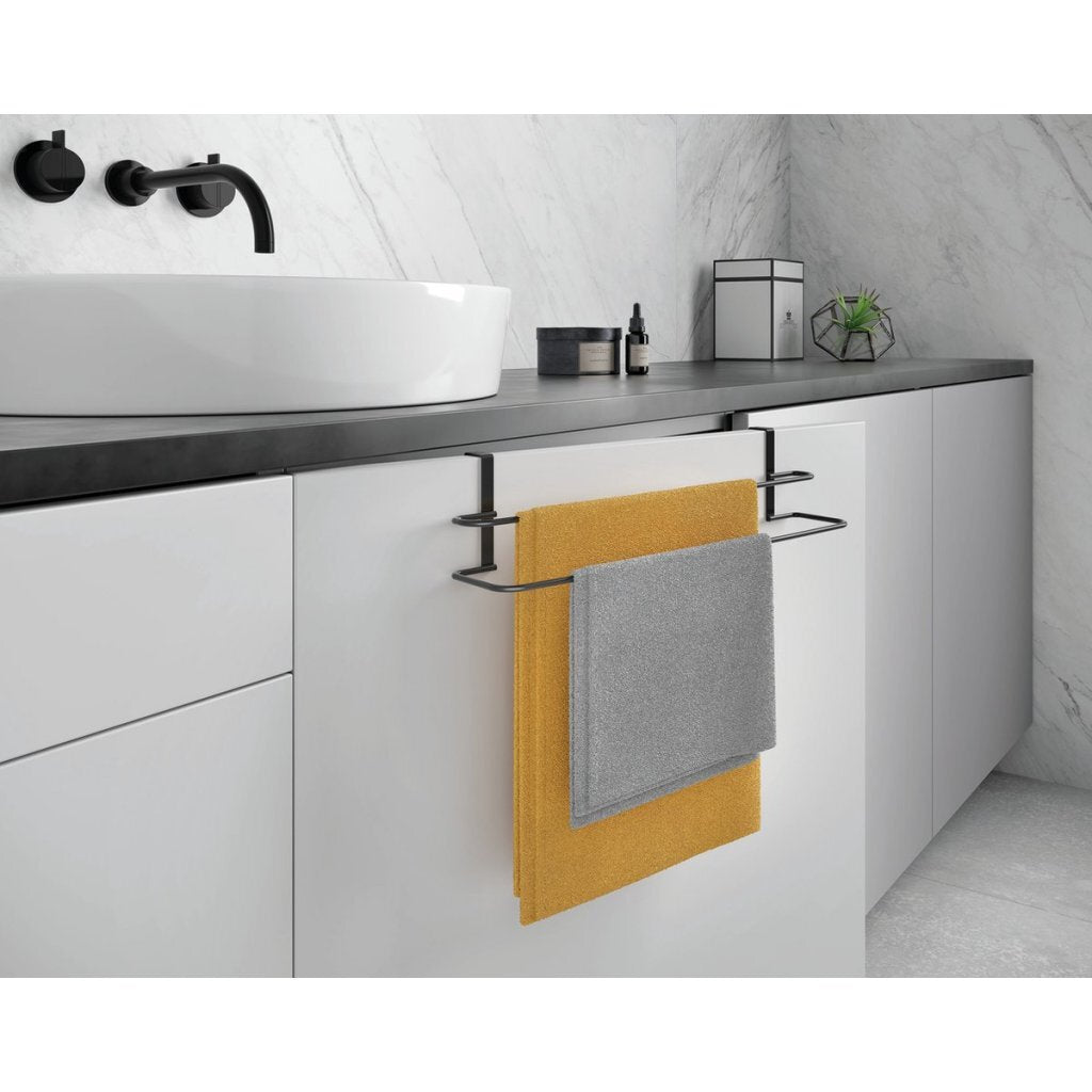 MATALTEX DOUBLE TOWEL HELTHER 38X10X9 cm Schwaarz