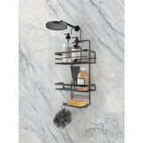 Mallotex Hierkonft Zeil Dusche 3 Floors 23x12x38 cm schwaarz