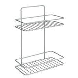 Tomado-metaltex tomado metaltex reflex bathroom rack 2 levels silver gray