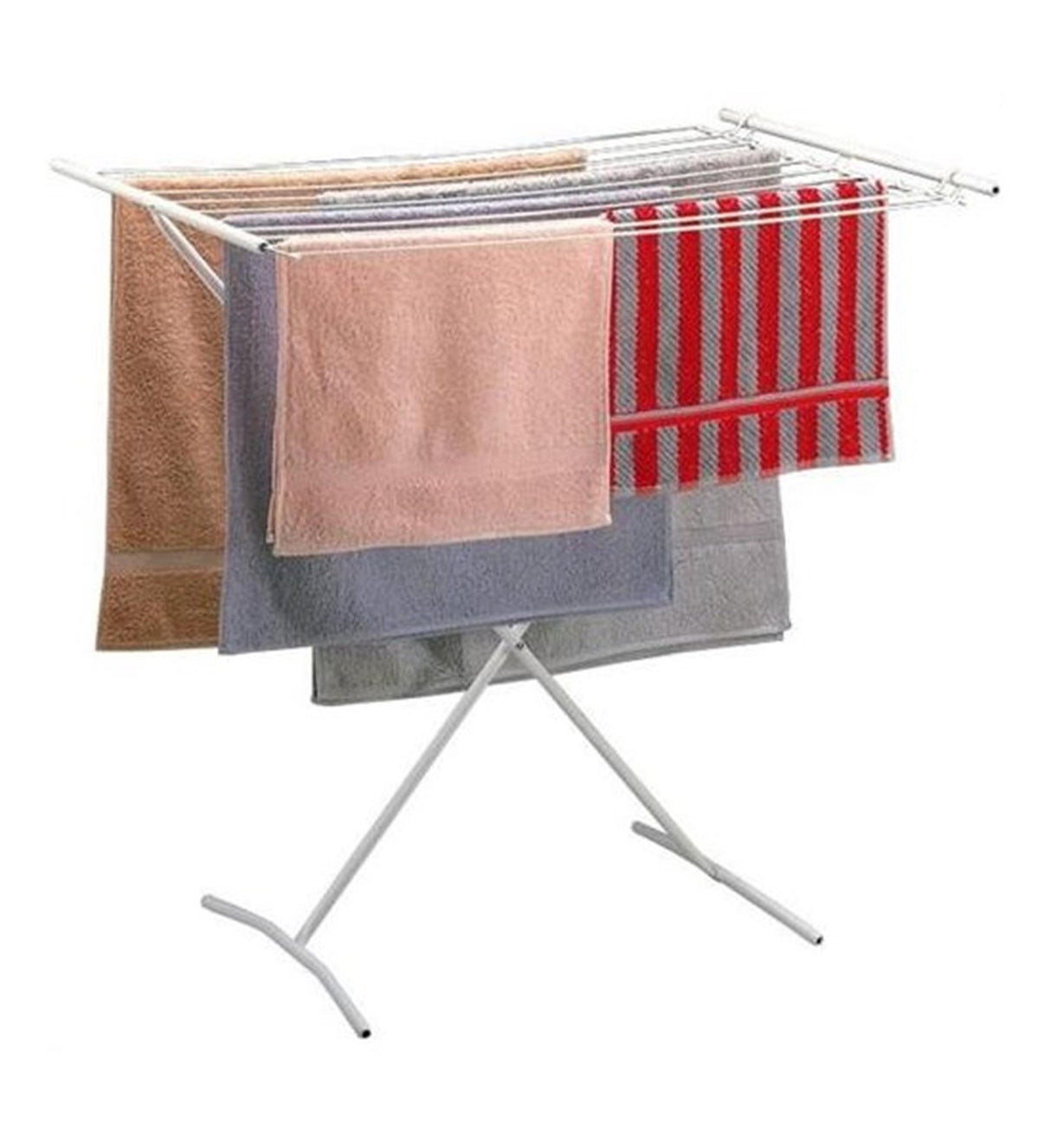 Tomado-metaltex tomado metaltex foldable standing drying rack como 8m white