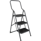 Scale domestiche metallici kappa 3 46x62x136 cm in acciaio inossidabile nero