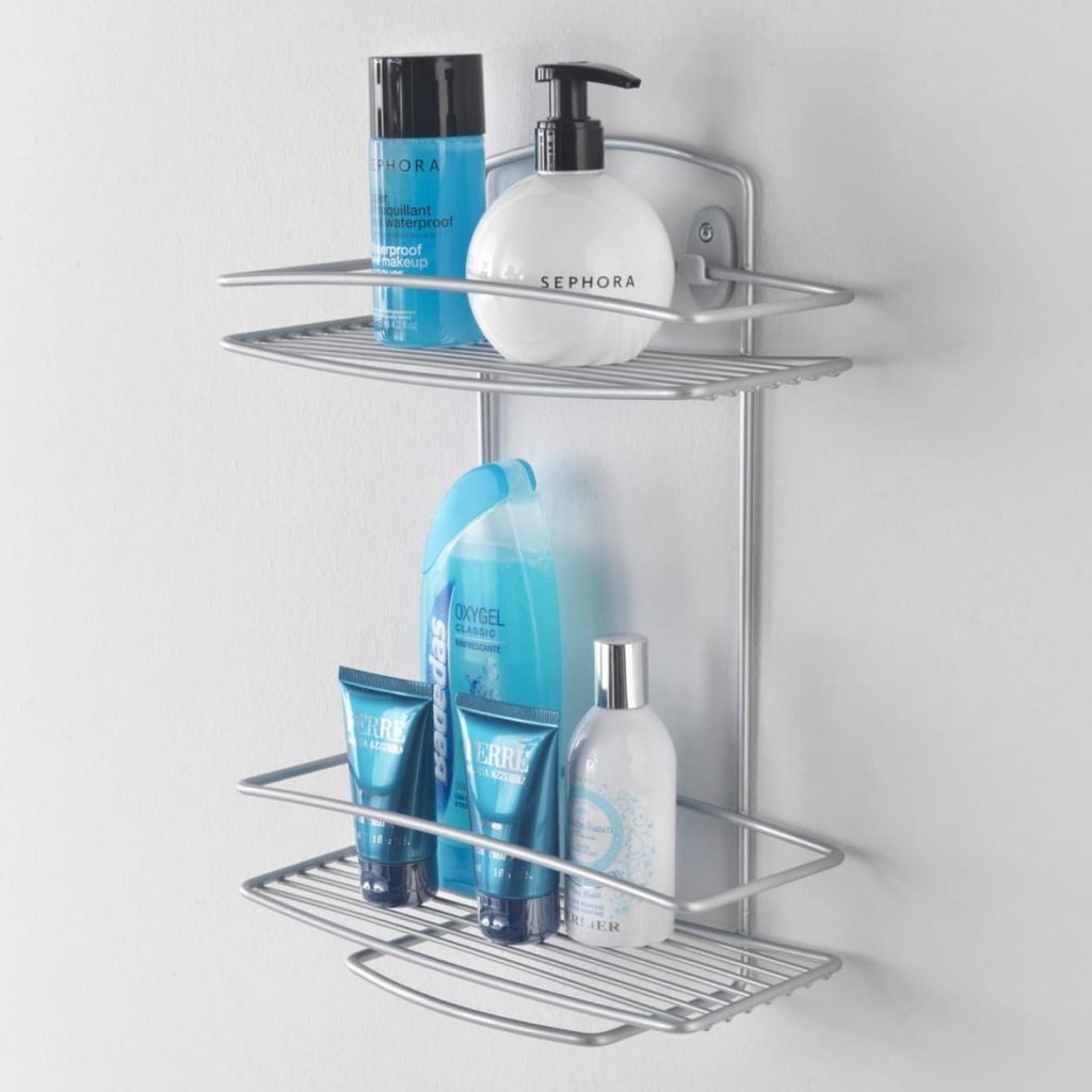 Metaltex Onda shower leak 2 floors 26x11x35 cm silver