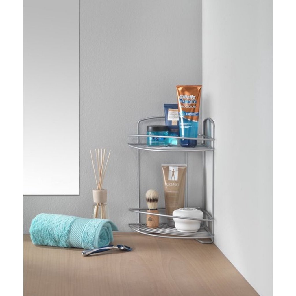 Metallex Ondo Buedzëmmer Hoskrek 2 Floors 22x2x333 cm sëlwer