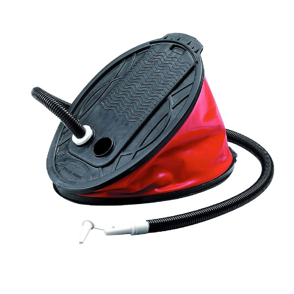 Pompa del piede del soffietto 5L Rosso nero