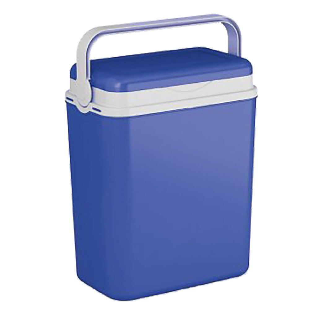 Adriatic koelbox 10l blauw wit