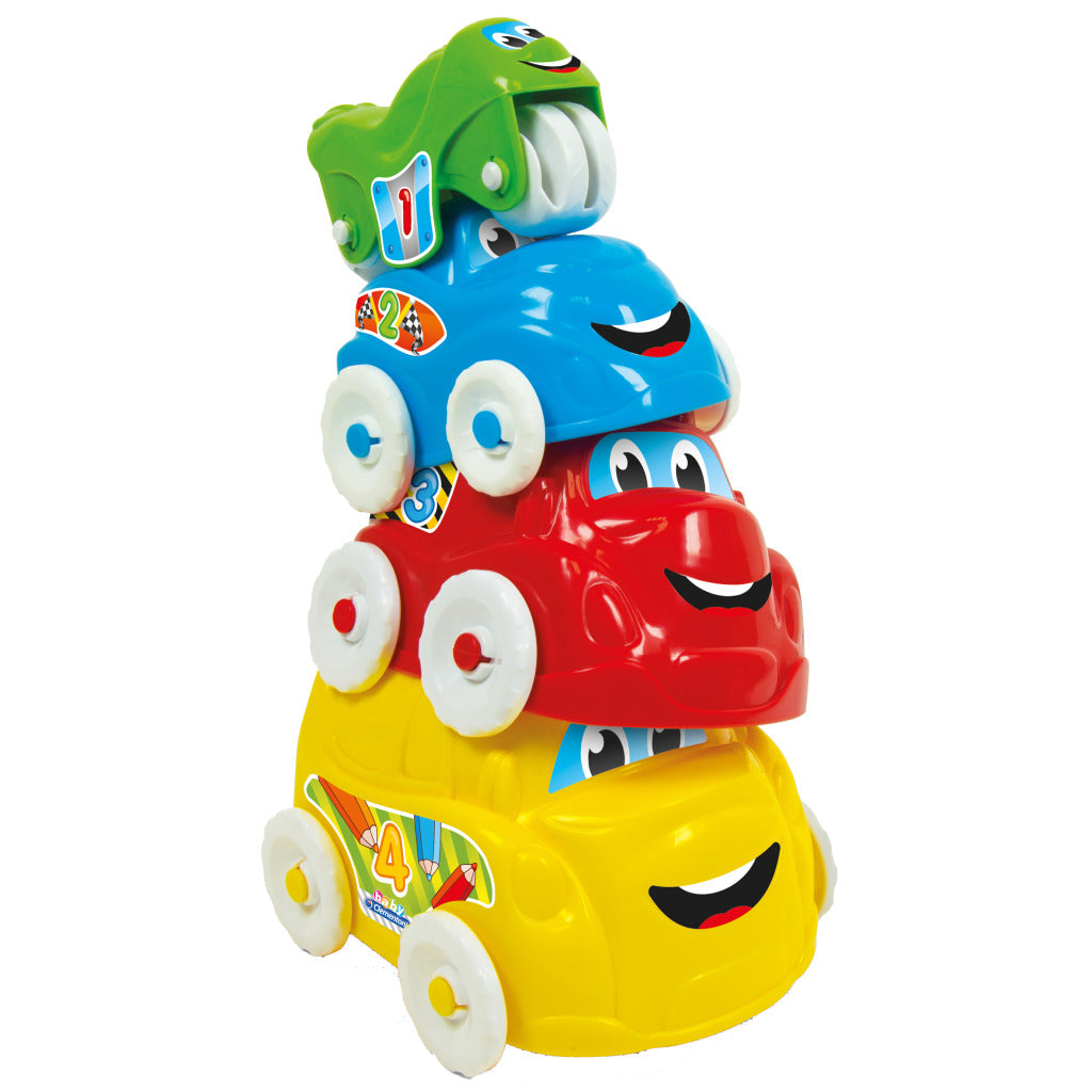 Clementoni Stacking Tower Vehicles, 4pcs.