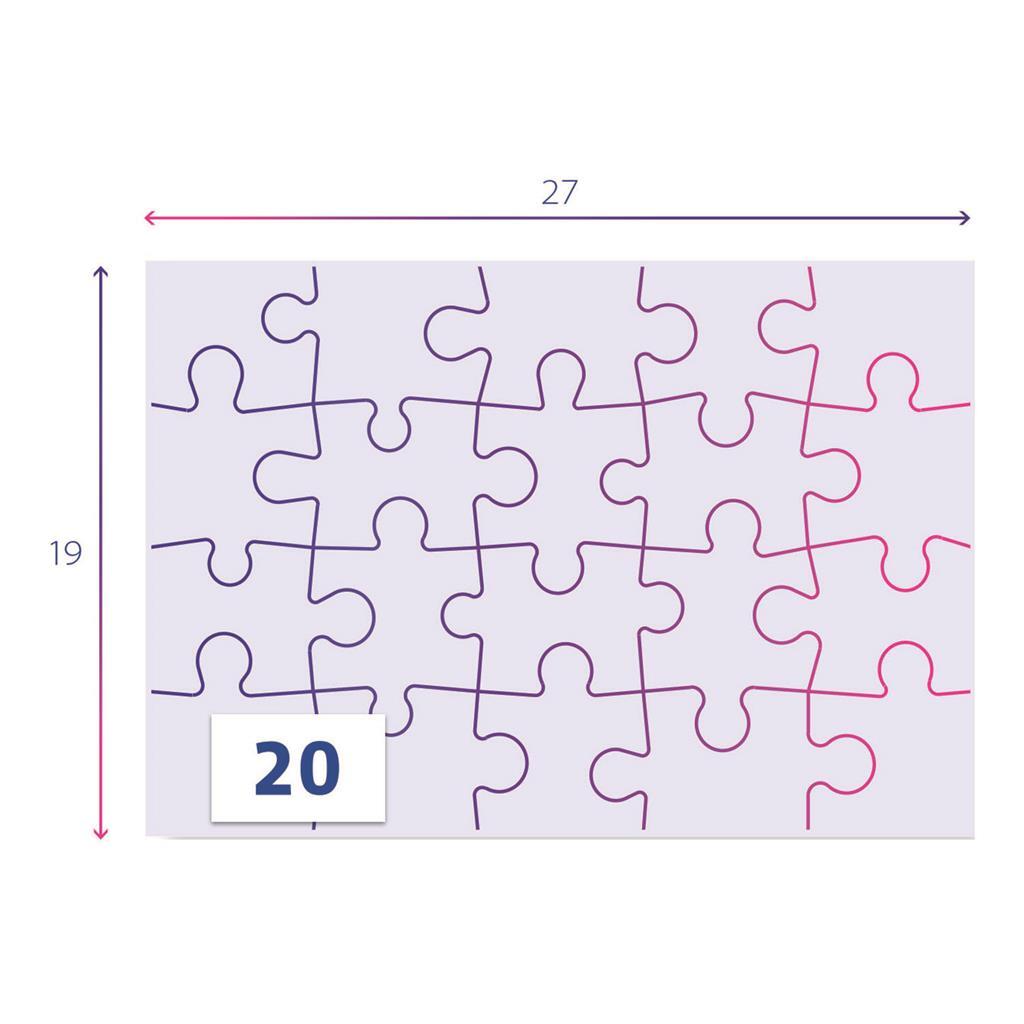 Clemenoni Supercolor Puzzle Spidy a seng erstaunlech Frënn 2x20 Stécker