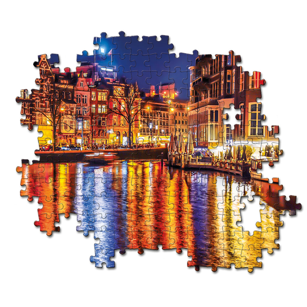 Clementoni vysoce kvalitní sbírka puzzle Amsterdam 500 kusů