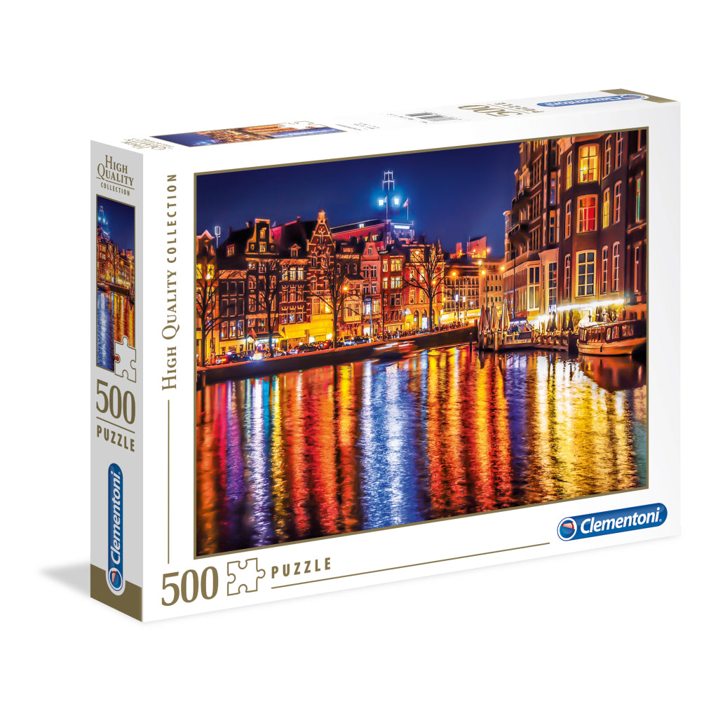 Clementoni vysoce kvalitní sbírka puzzle Amsterdam 500 kusů