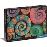 Cleemononi Colorboom Sammlung Puzzel gekrauselt 500 Stécker