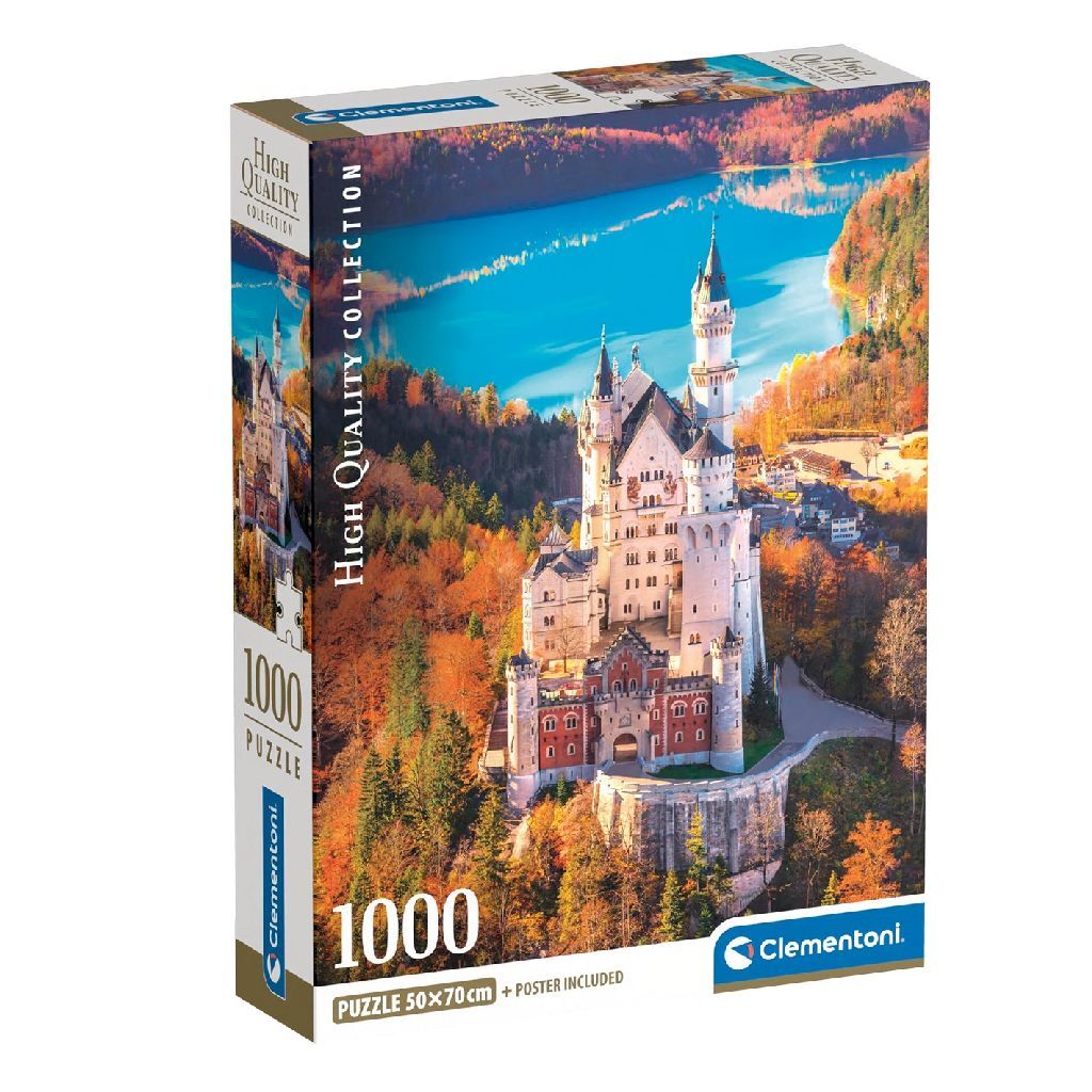 Clementoni high quality collection puzzle neuschwanstein 1000 pieces