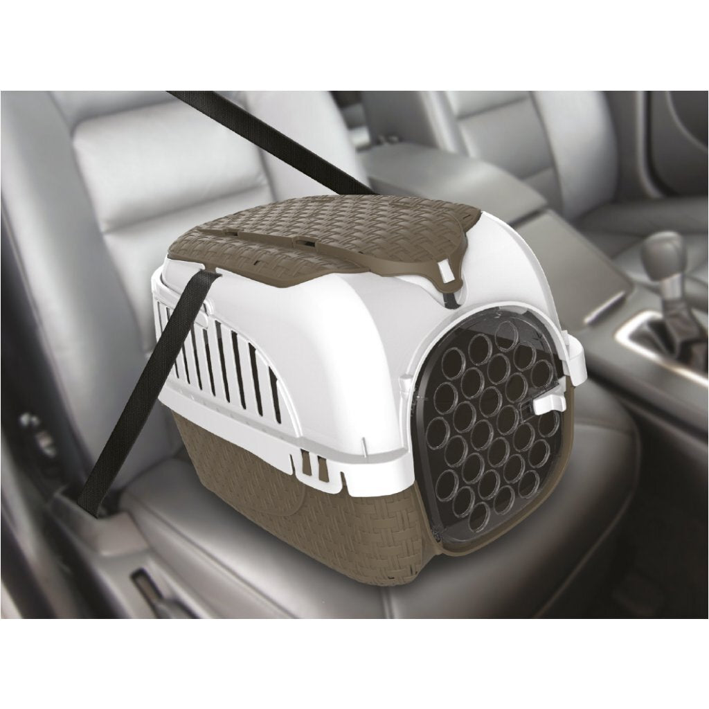 Bama Pet Transportbox 52x33x34 cm Taupe White