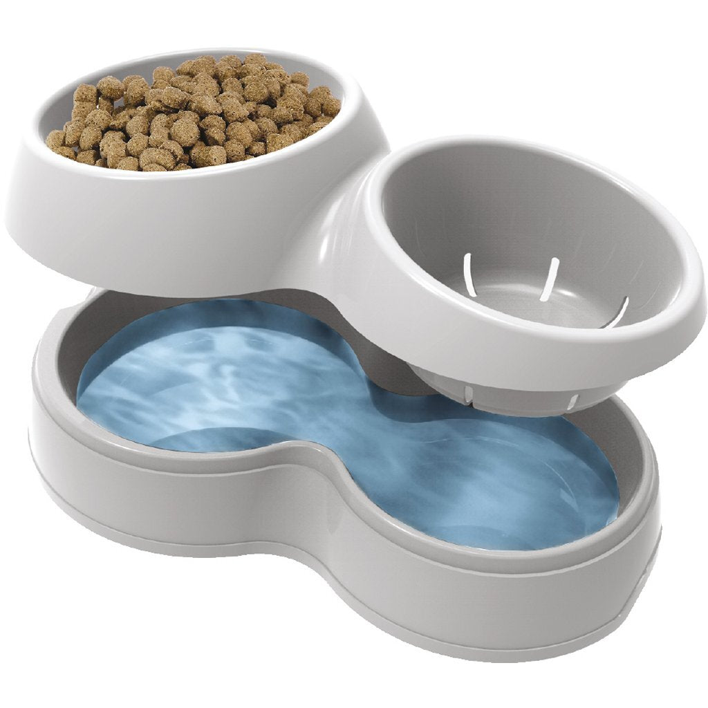 Bama cap feeder with water reservoir 33x20x9 cm assorti