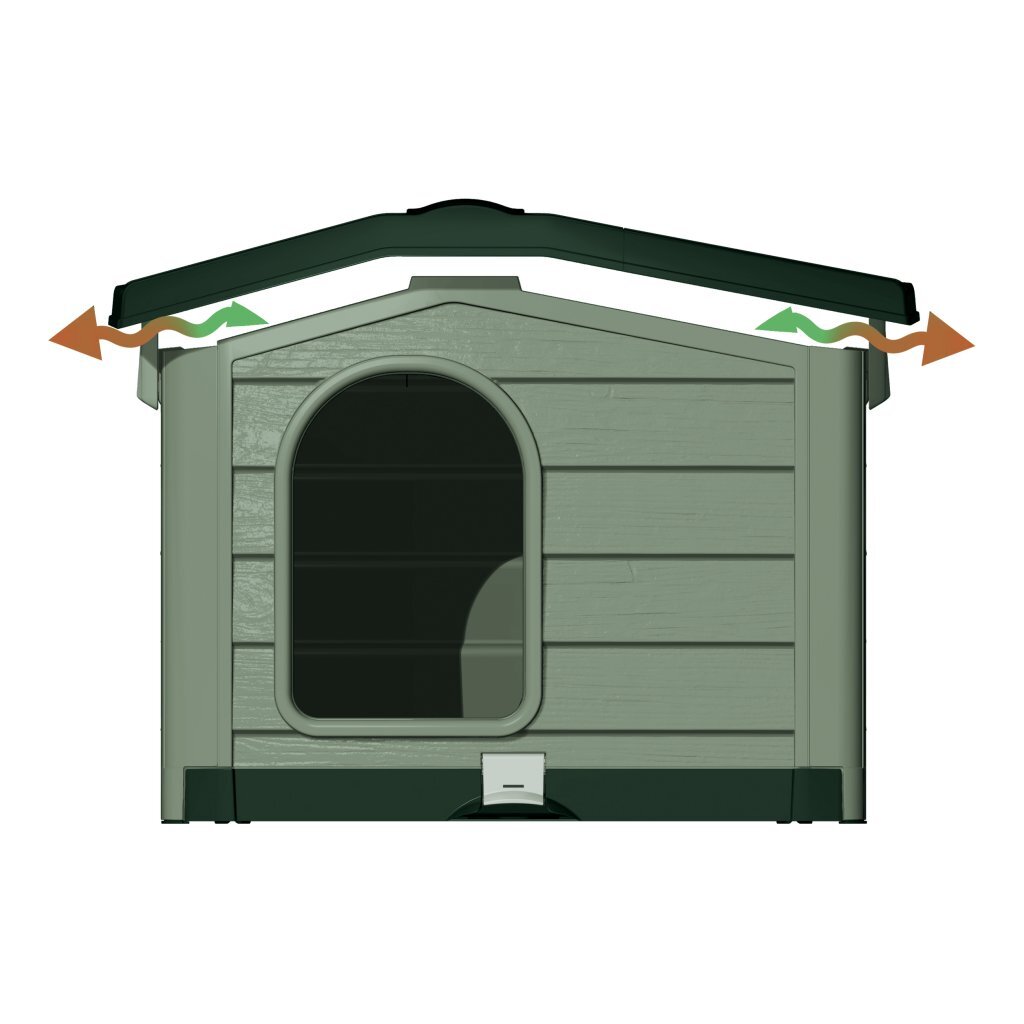 Bama Pet Cuccia dog loft 89x75x62 cm green