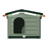 Bama Pet Cuccia dog loft 89x75x62 cm green
