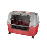 Bama Pet Transportbox with wheels 88x52x60 cm red gray