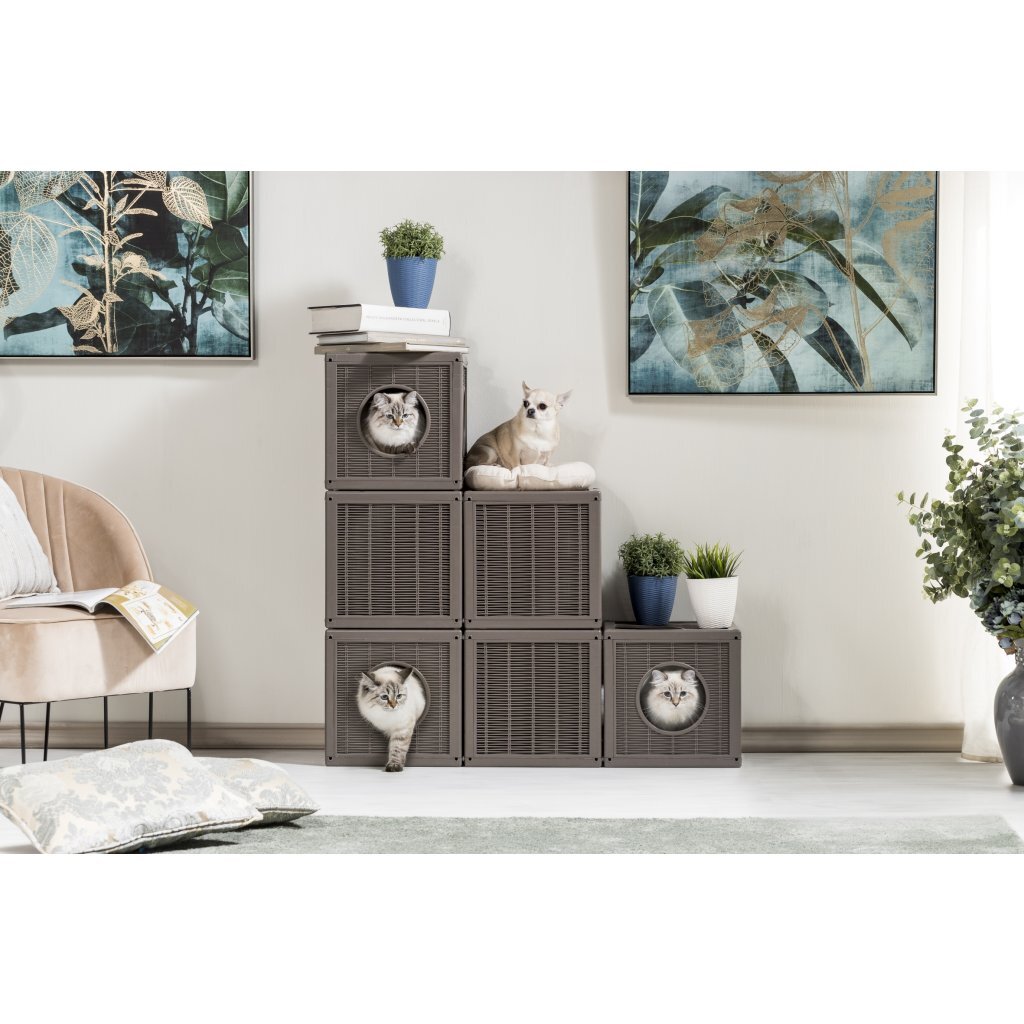 Bama Pet Qublo Cats Cube 35x35x35 cm Taupe