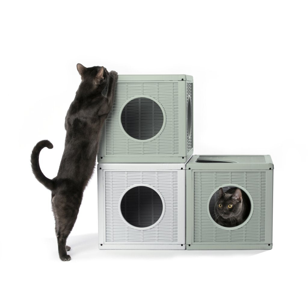 Bama Pet Qublo Cats Cube 35x35x35 cm sagegroen