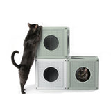 Bama Pet Qublo Cats Cube 35x35x35 cm sagegroen