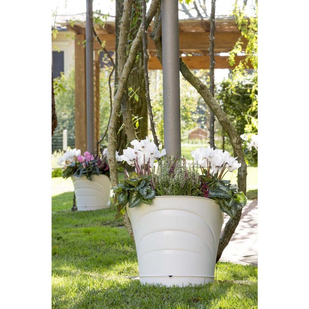 Bama Tulipano Flowerpot 5L 34,5x19x30 cm 4 kosi bele