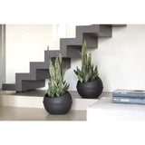 Bama sfera flower pot 23l 40.5x32 cm anthracite