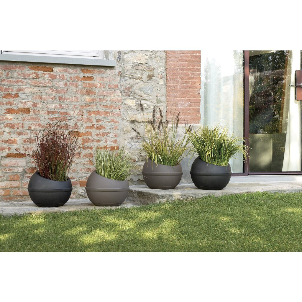 Bama sfera flower pot 23l 40.5x32 cm anthracite