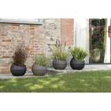 Bama sfera flower pot 23l 40.5x32 cm anthracite