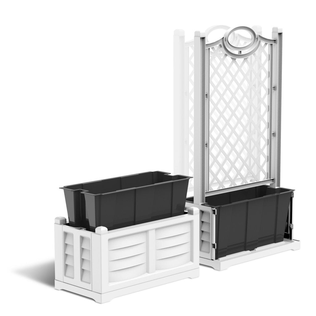 Bama Fioriera Inside Planter Big 63L 79x35x37 cm sort