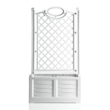 Bama Fioriera Separe flower box 80x42.5x150 cm white